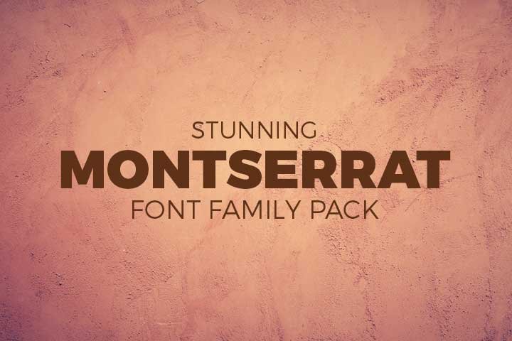 Montserrat Font Family