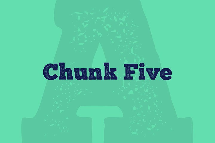 Chunk Five – Single Typeface